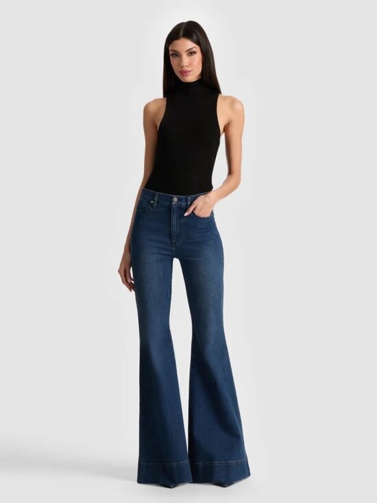 Alice + Olivia Denim - Alice + Olivia High Rise Flare Bell Bottom Beautiful Jeans Love Train | Size 29